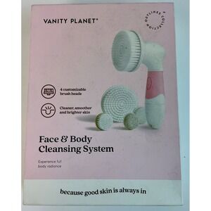 Vanity Planet Outlines Collection Face & Body Cleansing System 4 Brush Heads